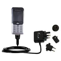 Gomadic International Wall / AC Charger for the Sony Ericsson T61 - Brand w/ TipExchange Technology