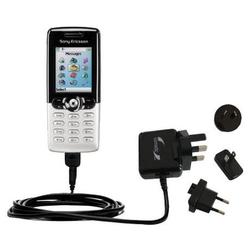 Gomadic International Wall / AC Charger for the Sony Ericsson T610 - Brand w/ TipExchange Technology