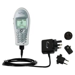 Gomadic International Wall / AC Charger for the Sony Ericsson T61d - Brand w/ TipExchange Technology
