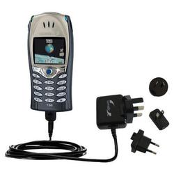 Gomadic International Wall / AC Charger for the Sony Ericsson T68 - Brand w/ TipExchange Technology
