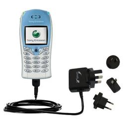 Gomadic International Wall / AC Charger for the Sony Ericsson T68ie - Brand w/ TipExchange Technolog