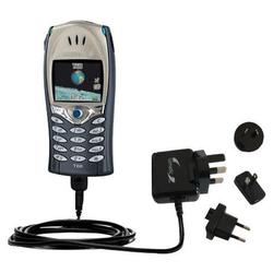 Gomadic International Wall / AC Charger for the Sony Ericsson T68m - Brand w/ TipExchange Technology