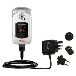 Gomadic International Wall / AC Charger for the Sony Ericsson W300i - Brand w/ TipExchange Technolog