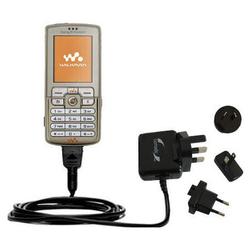 Gomadic International Wall / AC Charger for the Sony Ericsson W700i - Brand w/ TipExchange Technolog