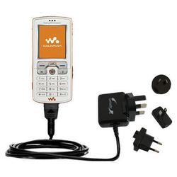 Gomadic International Wall / AC Charger for the Sony Ericsson W800 W800i - Brand w/ TipExchange Tech