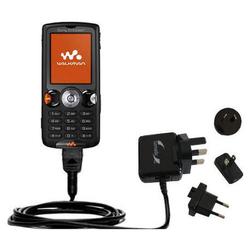 Gomadic International Wall / AC Charger for the Sony Ericsson W810 W810i - Brand w/ TipExchange Tech