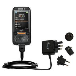 Gomadic International Wall / AC Charger for the Sony Ericsson W850i - Brand w/ TipExchange Technolog