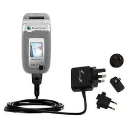 Gomadic International Wall / AC Charger for the Sony Ericsson Z520a Z520 - Brand w/ TipExchange Tech