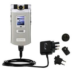 Gomadic International Wall / AC Charger for the Sony Ericsson Z800i - Brand w/ TipExchange Technolog