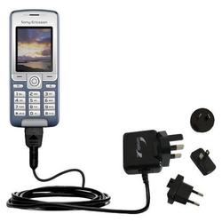 Gomadic International Wall / AC Charger for the Sony Ericsson k310a - Brand w/ TipExchange Technolog