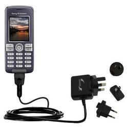 Gomadic International Wall / AC Charger for the Sony Ericsson k510c - Brand w/ TipExchange Technolog