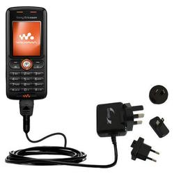 Gomadic International Wall / AC Charger for the Sony Ericsson w200i - Brand w/ TipExchange Technolog
