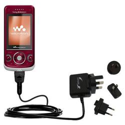 Gomadic International Wall / AC Charger for the Sony Ericsson w760c - Brand w/ TipExchange Technolog