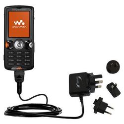 Gomadic International Wall / AC Charger for the Sony Ericsson w810c - Brand w/ TipExchange Technolog