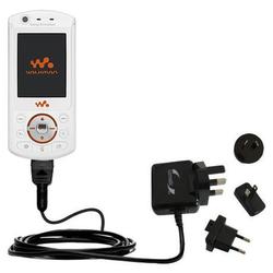 Gomadic International Wall / AC Charger for the Sony Ericsson w900c - Brand w/ TipExchange Technolog