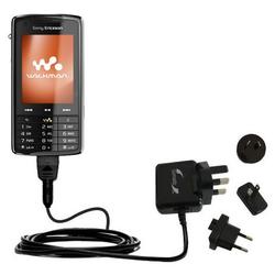 Gomadic International Wall / AC Charger for the Sony Ericsson w960i - Brand w/ TipExchange Technolog