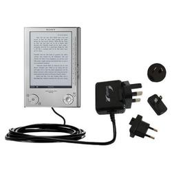 Gomadic International Wall / AC Charger for the Sony Reader PRS-505 - Brand w/ TipExchange Technolog