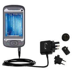 Gomadic International Wall / AC Charger for the T-Mobile MDA Vario II - Brand w/ TipExchange Technol