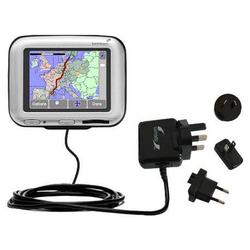Gomadic International Wall / AC Charger for the TomTom Go 500 - Brand w/ TipExchange Technology