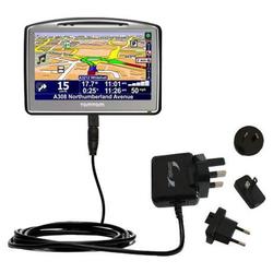 Gomadic International Wall / AC Charger for the TomTom Go 520 - Brand w/ TipExchange Technology