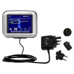 Gomadic International Wall / AC Charger for the TomTom Go 700 - Brand w/ TipExchange Technology