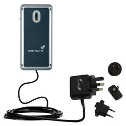 Gomadic International Wall / AC Charger for the TomTom MK II GPS Receiver - Brand w/ TipExchange Tec