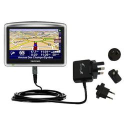 Gomadic International Wall / AC Charger for the TomTom One XL - Brand w/ TipExchange Technology