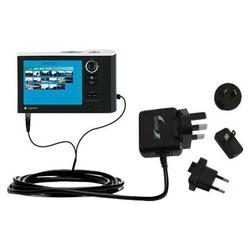 Gomadic International Wall / AC Charger for the Toshiba Gigabeat S MEV30K - Brand w/ TipExchange Tec