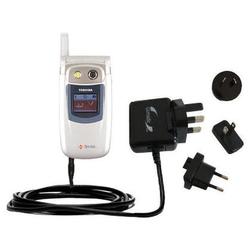 Gomadic International Wall / AC Charger for the Toshiba VM 4050 - Brand w/ TipExchange Technology