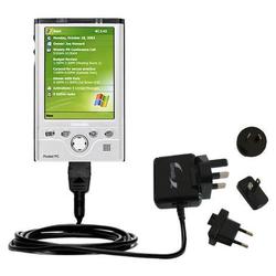 Gomadic International Wall / AC Charger for the Toshiba e750 - Brand w/ TipExchange Technology