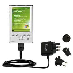 Gomadic International Wall / AC Charger for the Toshiba e755 - Brand w/ TipExchange Technology