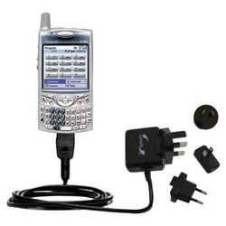 Gomadic International Wall / AC Charger for the Verizon Treo 650 - Brand w/ TipExchange Technology