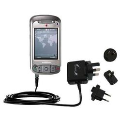Gomadic International Wall / AC Charger for the Vodaphone VPA Compact III - Brand w/ TipExchange Tec
