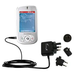 Gomadic International Wall / AC Charger for the Vodaphone VPA IV - Brand w/ TipExchange Technology