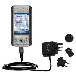 Gomadic International Wall / AC Charger for the i-Mate PDAL - Brand w/ TipExchange Technology