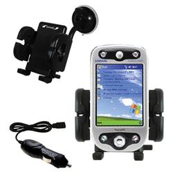 Gomadic Krome Navigator F1 Auto Windshield Holder with Car Charger - Uses TipExchange