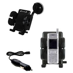 Gomadic LG LX5500 Auto Windshield Holder with Car Charger - Uses TipExchange