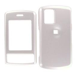 Wireless Emporium, Inc. LG Shine CU720 Silver Snap-On Protector Case Faceplate