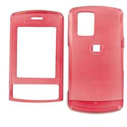 Wireless Emporium, Inc. LG Shine CU720 Trans. Red Snap-On Protector Case Faceplate