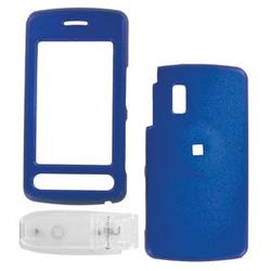 Wireless Emporium, Inc. LG Vu/CU920/CU915 Snap-On Rubberized Protector Case w/Clip (Blue)
