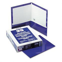 Esselte Pendaflex Corp. Laminated Two Pocket Portfolios, 100 Sheet Capacity, Purple, 25/Box