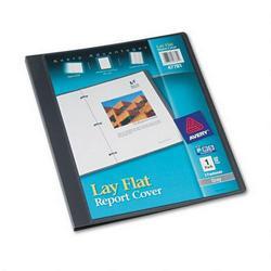 Avery-Dennison Lay Flat Report Covers, 1/2 Capacity, Gray