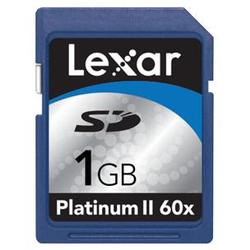LEXAR MEDIA INC Lexar Media 1GB Platinum II Secure Digital Card - 60X - 1 GB
