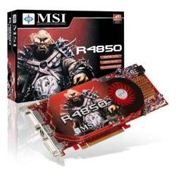 MSI COMPUTER MSI Radeon HD 4850 Graphics Card - ATi Radeon HD 4850 625MHz - 512MB GDDR3 SDRAM 256bit - PCI Express 2.0 x16 - Retail (R4850-T2D512)