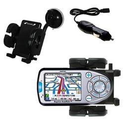 Gomadic Magellan Roadmate 860T Auto Windshield Holder with Car Charger - Uses TipExchange