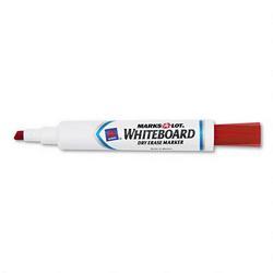 Avery-Dennison Marks A Lot® Chisel Tip Whiteboard Marker, Red Ink