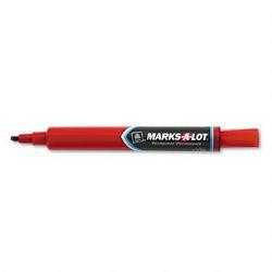 Avery-Dennison Marks A Lot® Large Chisel Tip Permanent Marker, Red Ink