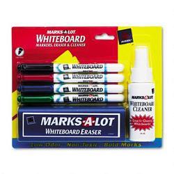 Avery-Dennison Marks A Lot® Pen Style Markers, Eraser and Cleaner Set