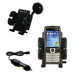 Gomadic Mio Technology 8870 Auto Windshield Holder with Car Charger - Uses TipExchange