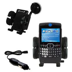 Gomadic Motorola Q Pro Auto Windshield Holder with Car Charger - Uses TipExchange